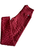 Legging brocada vermelha