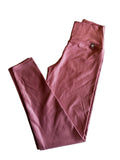 Legging micro-canelada rosa