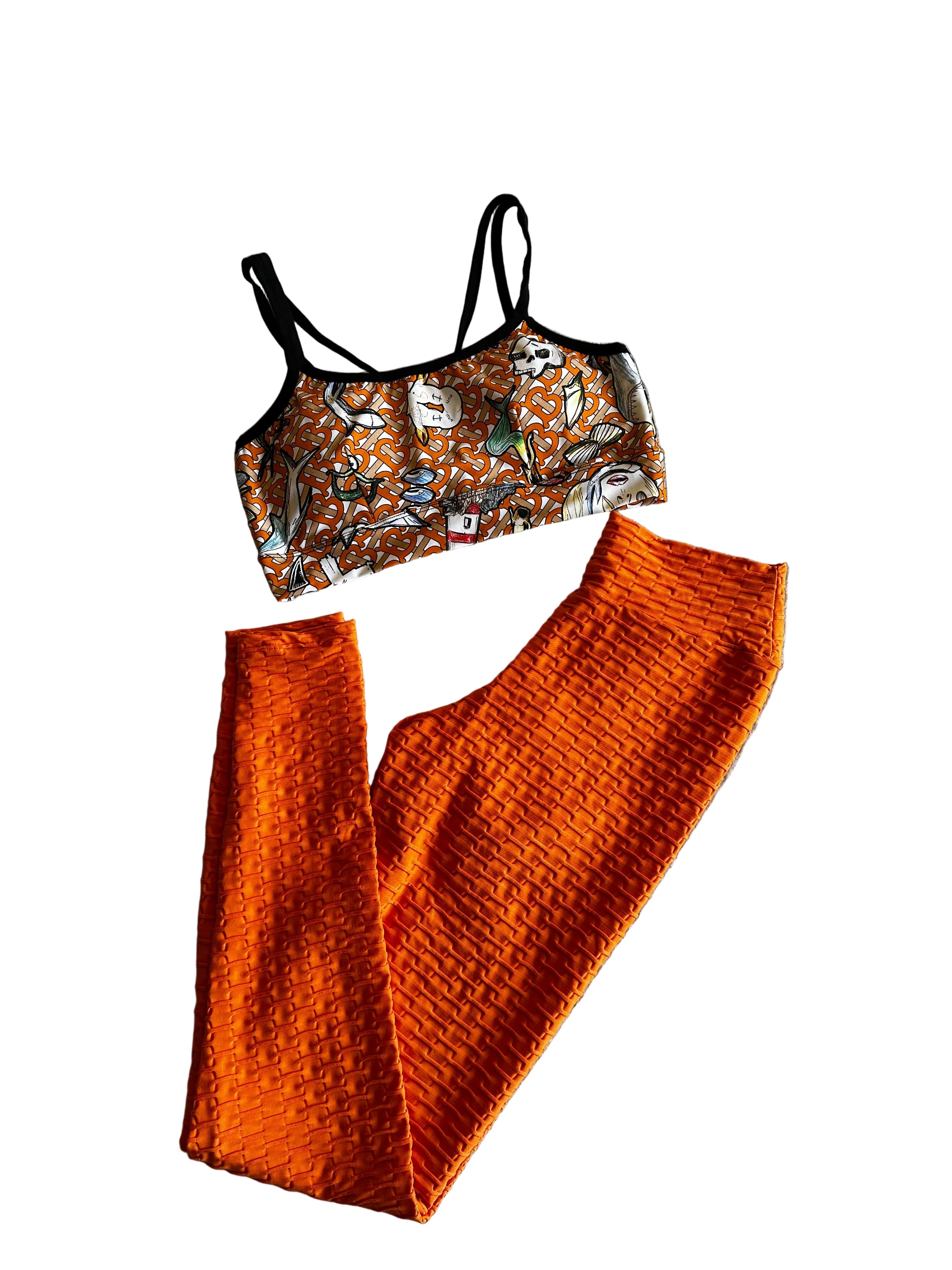 Legging laranja