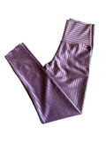 Legging acetinada lilás