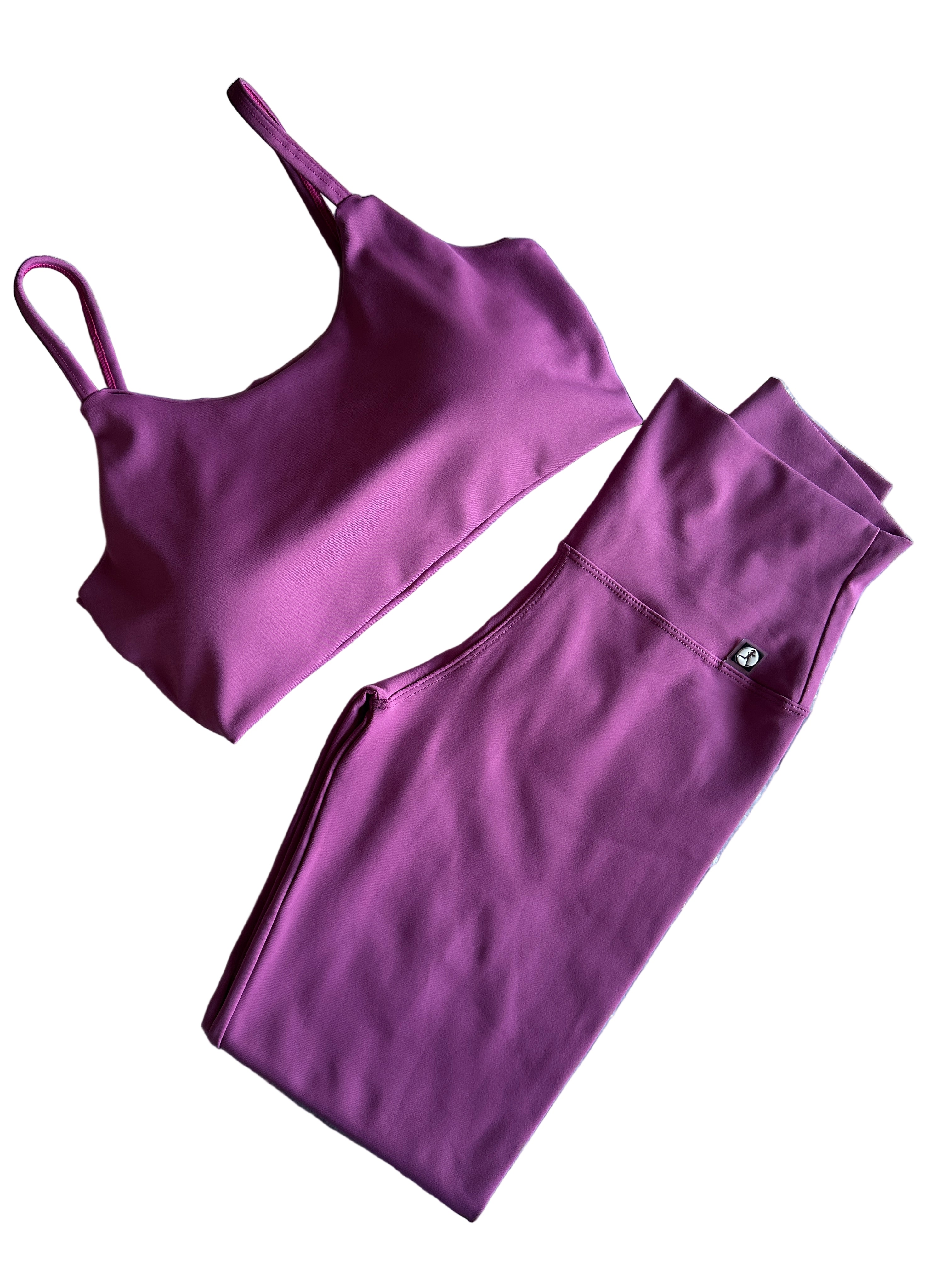 Legging básica rosa