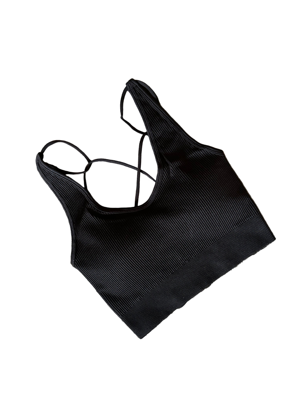 Top preto sem costas