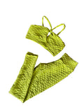 Conjunto brocado lima